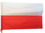 FLAGA POLSKI POLSKA 144x90 cm 3 ROZMIARY TUNEL   WIĄZANIE
